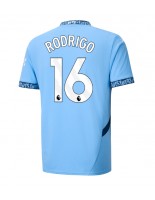 Manchester City Rodri Hernandez #16 Hjemmedrakt 2024-25 Korte ermer